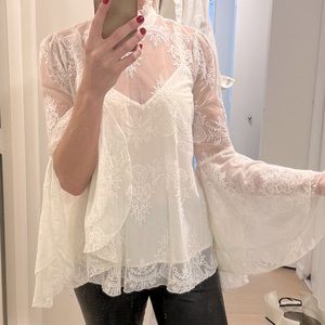 BCBG lace top